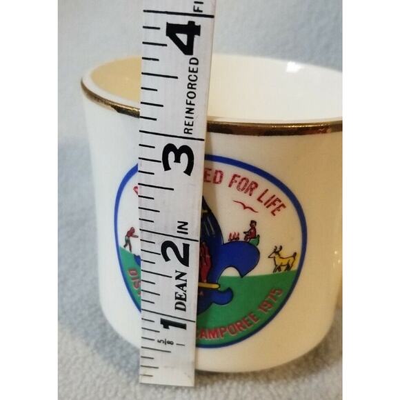 Vintage BSA Camp Coffee Mug Be Prepared District Six Camporee 1975 Boy Scout - Picture 6 of 7